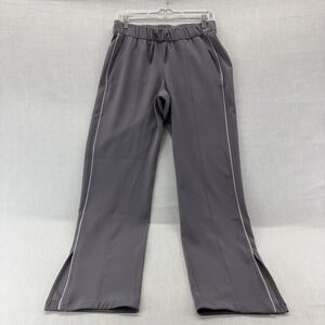 Lululemon Women's Size 6 Gray Drawstring Track Pants Reflective Trim